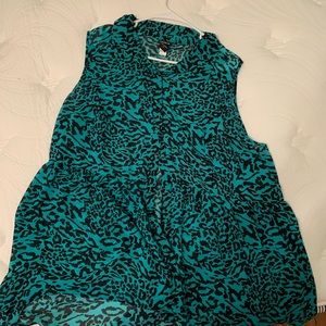 Torrid Animal Print Sleeveless Top Size 3